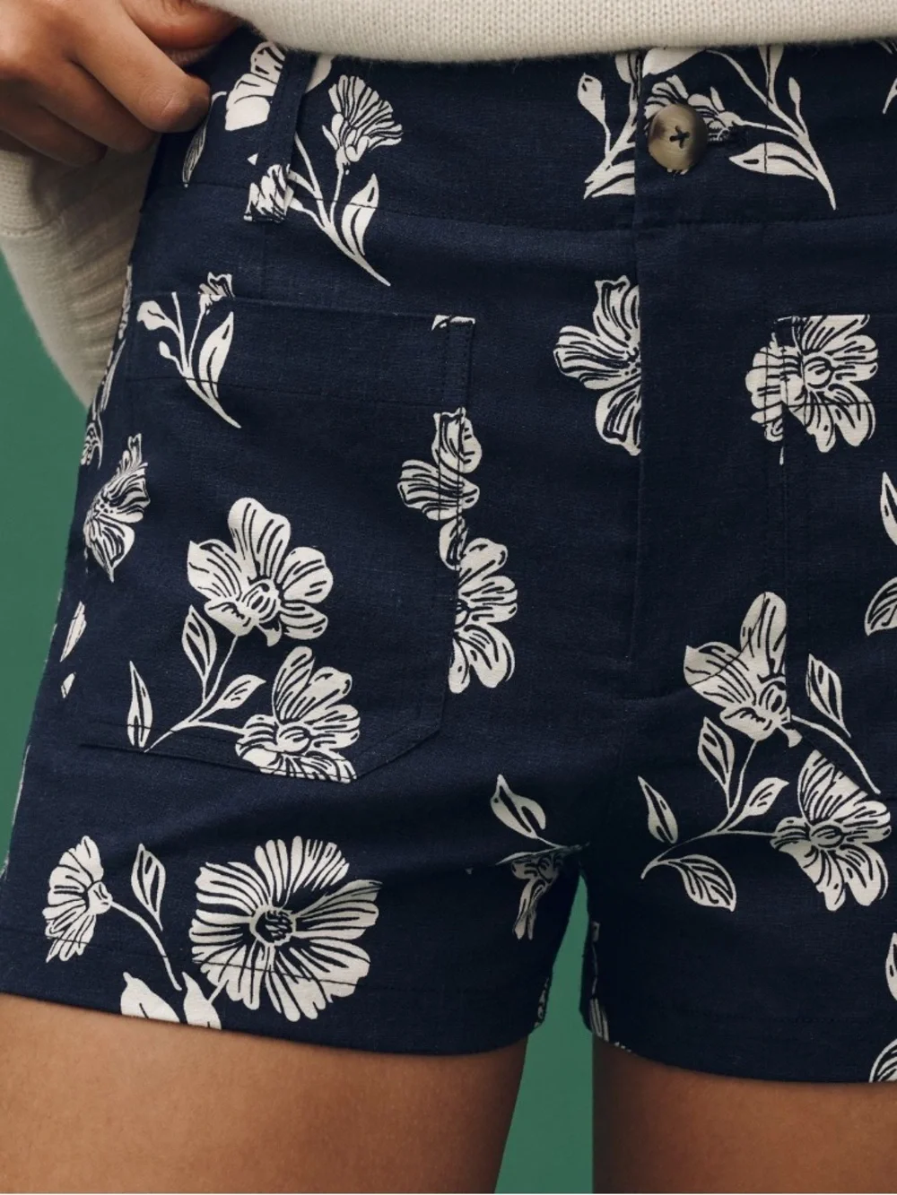 Anthropologie navy shorts